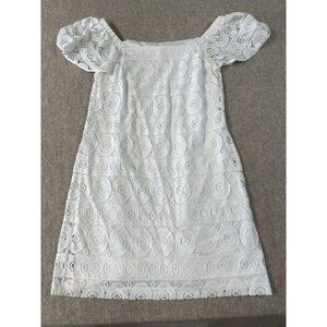 Robbie Bee Dress Size 12P Square‎ Neck Off Shoulders Shift Cover up Beach Casual